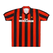 AC Milan Home Retro Soccer Jersey 1990/91 - thejerseys