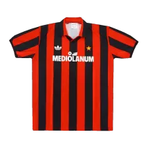 AC Milan Home Retro Soccer Jersey 1990/91 - thejerseys