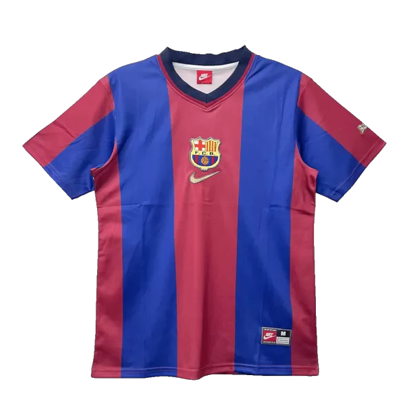 Barcelona Home Retro Soccer Jersey 1998/99 - thejerseys