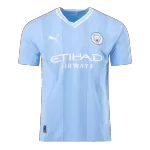 Manchester City DE BRUYNE #17 Home Soccer Jersey 2023/24 - Player Version - thejerseys