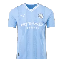 Manchester City Home Soccer Jersey 2023/24 - Player Version - thejerseys