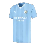 Men's Manchester City HAALAND #9 Home Soccer Jersey 2023/24 UCL - Fans Version - thejerseys