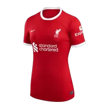 Women's Liverpool Home Soccer Jersey 2023/24 - thejerseys