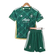 Kid's Portland Timbers Home Jerseys Kit(Jersey+Shorts) 2023 - thejerseys