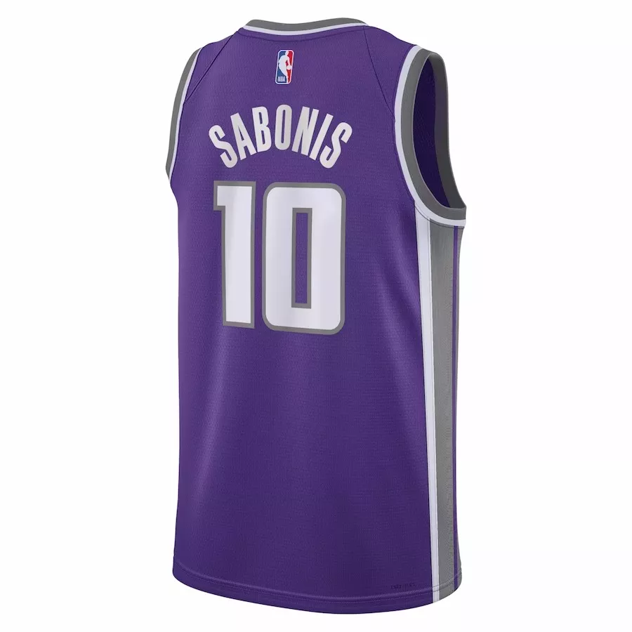 Men's Sacramento Kings Domantas Sabonis #10 Purple Swingman Jersey 2022/23 - Icon Edition - thejerseys