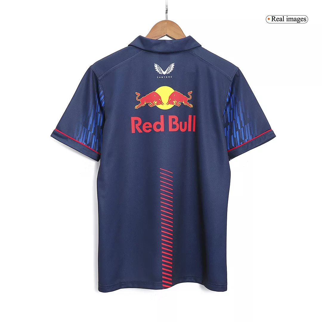 Oracle Red Bull F1 Racing Team Max Verstappen #1 Black Polo Shirt 2023 - thejerseys