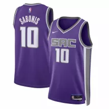 Sacramento Kings Domantas Sabonis #10 Nike Purple 2022/23 Swingman NBA Jersey - Icon Edition - thejerseys