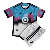 Kid's Minnesota United FC Away Jerseys Kit(Jersey+Shorts) 2023 - thejerseys