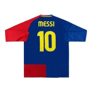 Barcelona MESSI #10 Home Retro Long Sleeve Soccer Jersey 2008/09 - UCL Final - thejerseys