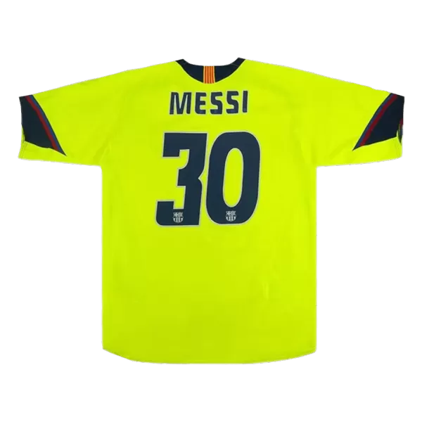 Barcelona MESSI #30 Away Retro Soccer Jersey 2005/06 - thejerseys