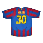 Barcelona MESSI #30 Home Retro Soccer Jersey 2005/06 - UCL Final - thejerseys