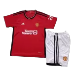 Kid's Manchester United Home Jerseys Kit(Jersey+Shorts) 2023/24 - thejerseys