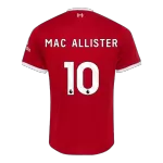 Men's Liverpool MAC ALLISTER #10 Home Soccer Jersey 2023/24 - Fans Version - thejerseys