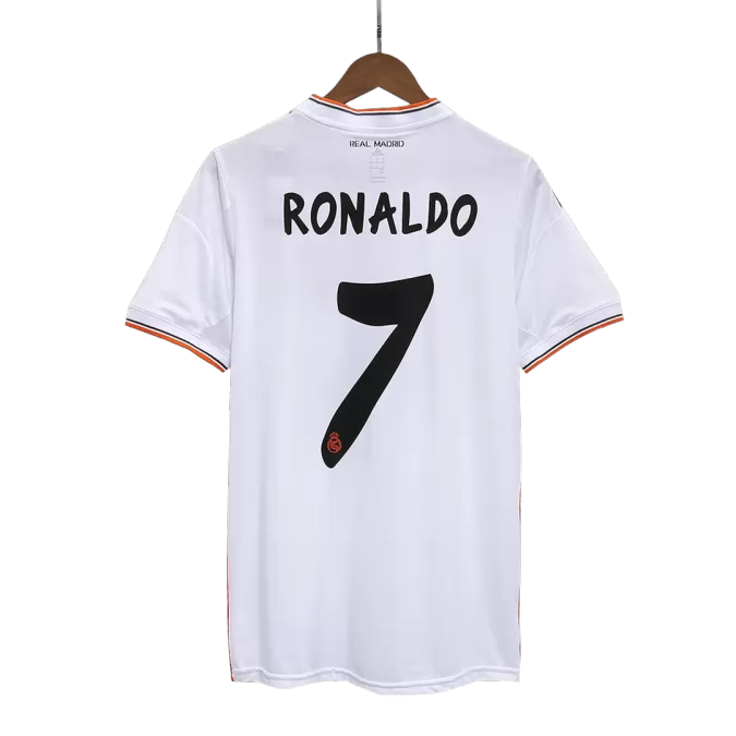 Real Madrid RONALDO #7 Home Retro Soccer Jersey 2013/14 - thejerseys