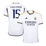 Men's Real Madrid VALVERDE #15 Home Soccer Jersey 2023/24 - thejerseys