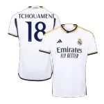 Men's Real Madrid TCHOUAMENI #18 Home Soccer Jersey 2023/24 - thejerseys