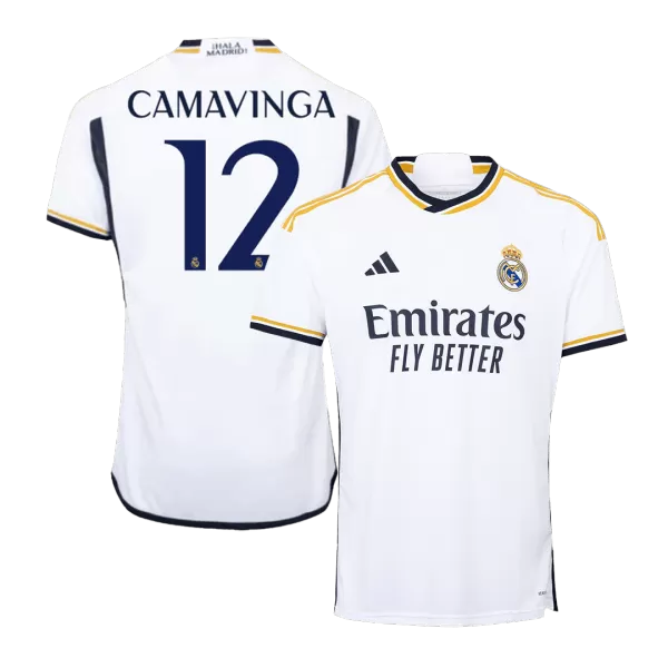 Men's Real Madrid CAMAVINGA #12 Home Soccer Jersey 2023/24 - thejerseys