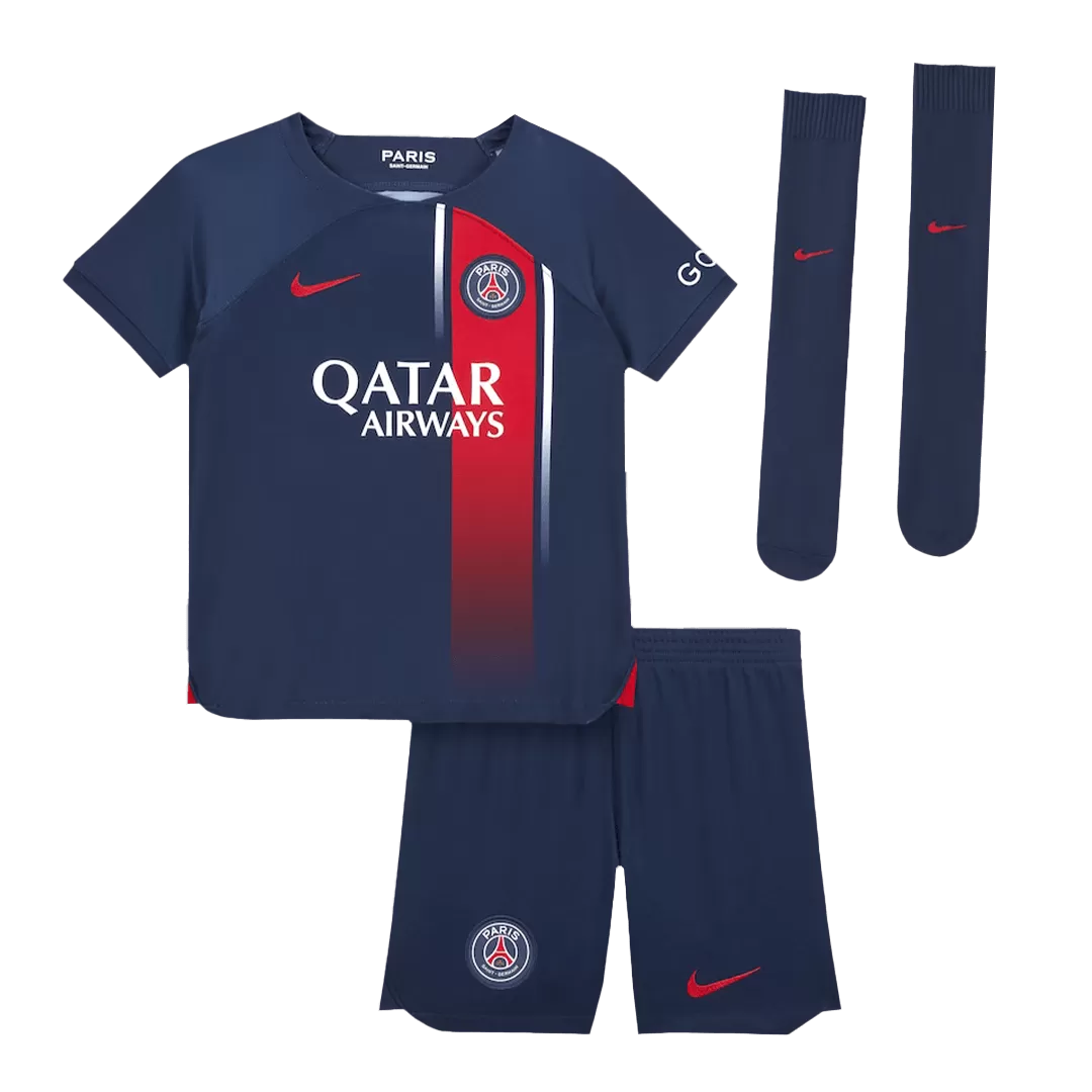 Kid's PSG Home Jerseys Full Kit 2023/24