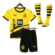 Kid's Borussia Dortmund Home Jerseys Full Kit 2023/24 - thejerseys