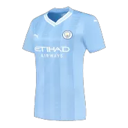 Women's Manchester City Home Soccer Jersey 2023/24 - thejerseys