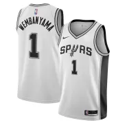 Men's San Antonio Spurs Victor Wembanyama #1 White Swingman Jersey 2022/23 - thejerseys