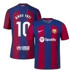 Barcelona ANSU FATI #10 Home Soccer Jersey 2023/24 - Player Version - thejerseys