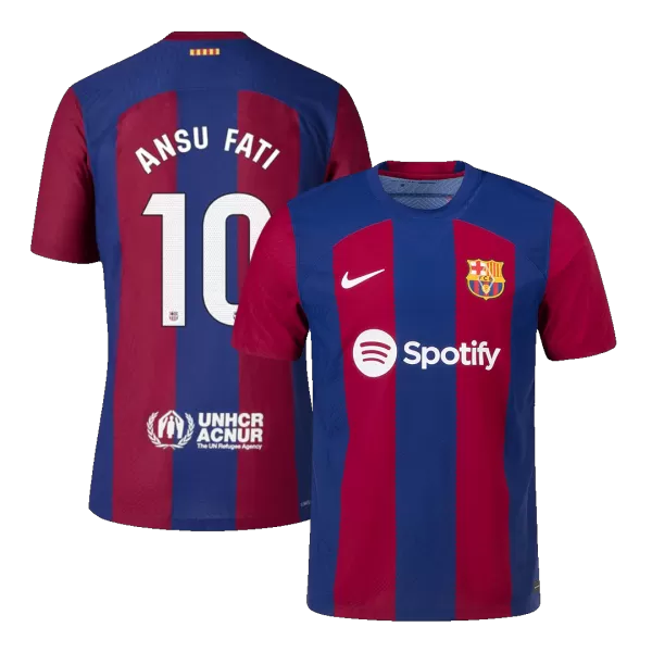 Barcelona ANSU FATI #10 Home Match Jersey 2023/24 - thejerseys