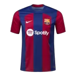 Men's Barcelona F. DE JONG #21 Home Soccer Jersey 2023/24 - Fans Version - thejerseys