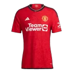 Men's Manchester United Home Jersey (Jersey+Shorts) Kit 2023/24 - Player Version - thejerseys