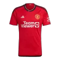 Men's Manchester United B.FERNANDES #8 Home Soccer Jersey 2023/24 UCL - thejerseys