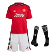 Kid's Manchester United Home Jerseys Full Kit 2023/24 - thejerseys