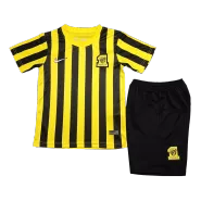 Kid's Al Ittihad Saudi Home Jerseys Kit(Jersey+Shorts) 2022/23 - thejerseys