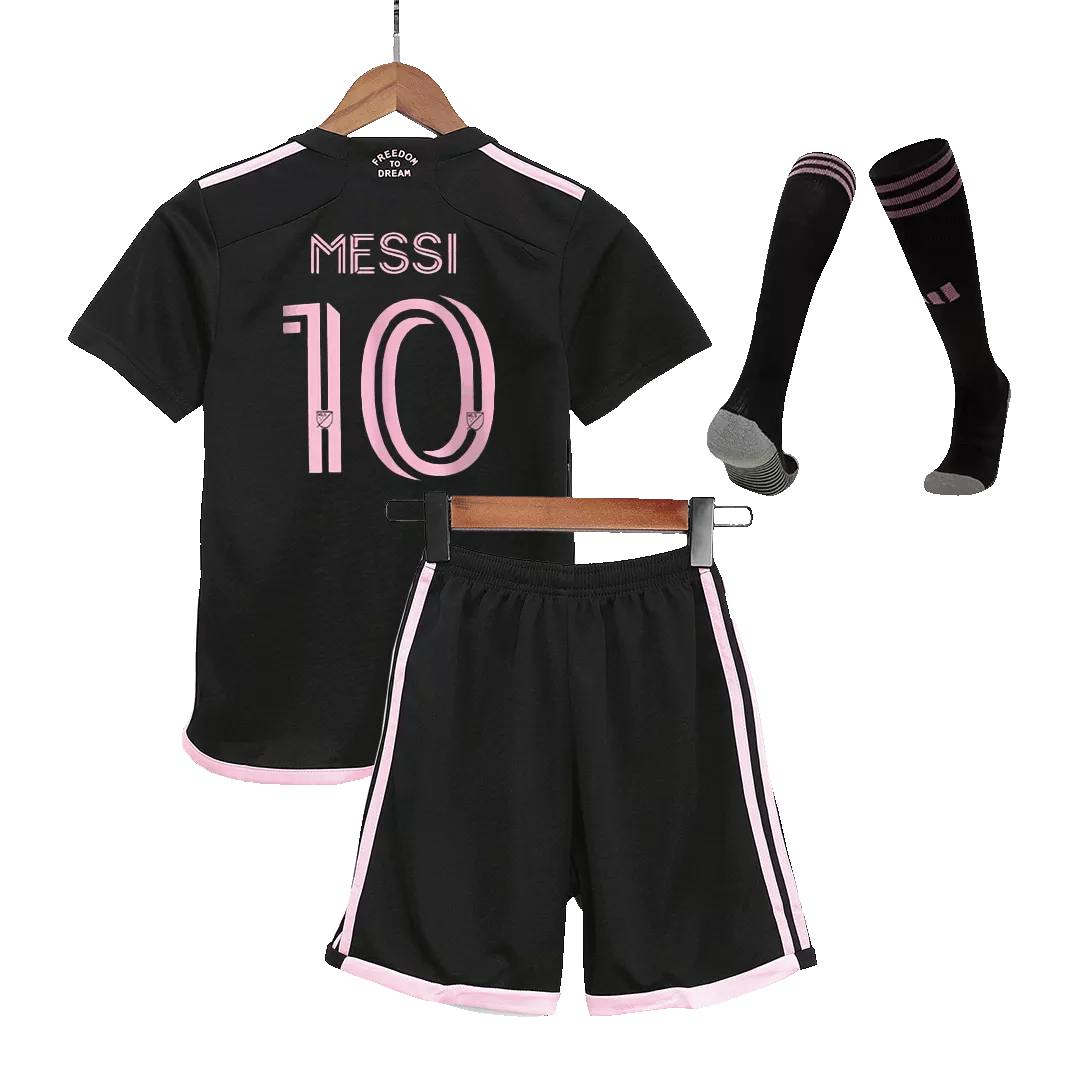 Kid's Inter Miami CF MESSI #10 Away Jerseys Full Kit 2023/24