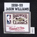 Men's Sacramento Kings Jason Williams #55 Black Hardwood Classics Authentic Jersey 1998/99 - thejerseys