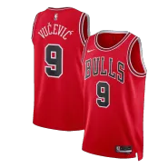 Chicago Bulls Nikola Vucevic #9 Nike Red 2022/23 Swingman NBA Jersey - Icon Edition - thejerseys