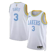 Men's Los Angeles Lakers Anthony Davis #3 White Swingman Jersey 2022/23 - Classic Edition - thejerseys