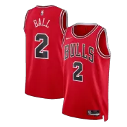 Chicago Bulls Lonzo Ball #2 Nike Red 2022/23 Swingman NBA Jersey - Icon Edition - thejerseys