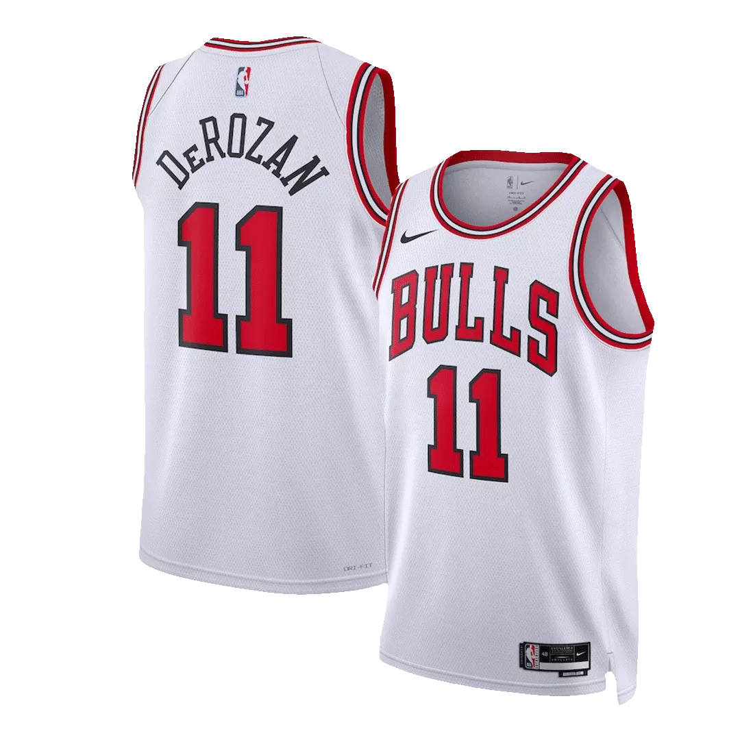 Men's Chicago Bulls DeMar DeRozan #11 White Swingman Jersey 2022/23 - Association Edition