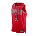 Men's Chicago Bulls Nikola Vucevic #9 Red Swingman Jersey 2022/23 - Icon Edition - thejerseys