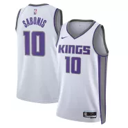 Men's Sacramento Kings Domantas Sabonis #10 White Swingman Jersey 2022/23 - Association Edition - thejerseys