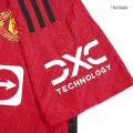 Men's Manchester United Home Jersey (Jersey+Shorts) Kit 2023/24 - Player Version - thejerseys