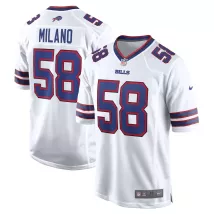 Men's Buffalo Bills Matt Milano #58 Nike White Away Game Player Jersey - thejerseys