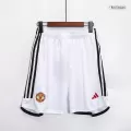 Manchester United Home Soccer Shorts 2023/24 - thejerseys