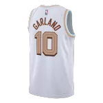 Men's Cleveland Cavaliers GARLAND #10 White Swingman Jersey 2022/23 - City Edition - thejerseys