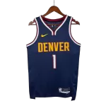 Men's Denver Nuggets Michael Porter Jr #1 Navy Swingman Jersey 2022/23 - Icon Edition - thejerseys