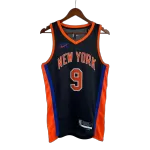 Men's New York Knicks RJ Barrett #9 Black Swingman Jersey 2022/23 - City Edition - thejerseys