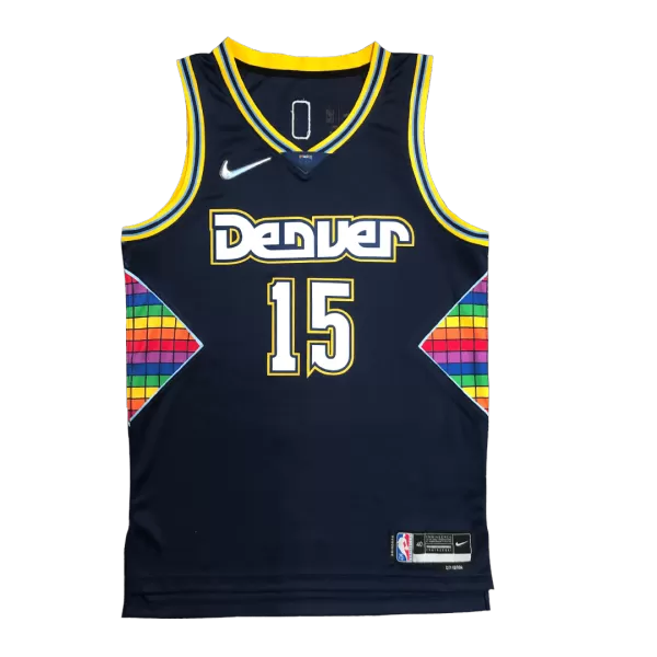 Jokic #15 Denver Nuggets Swingman Jersey Black 2021/22 - City Edition - thejerseys