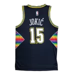 Jokic #15 Denver Nuggets Swingman Jersey Black 2021/22 - City Edition - thejerseys