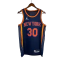 Men's New York Knicks Julius Randle #30 Navy Swingman Jersey 2022/23 - Statement Edition - thejerseys
