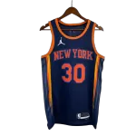 Men's New York Knicks Julius Randle #30 Navy Swingman Jersey 2022/23 - Statement Edition - thejerseys